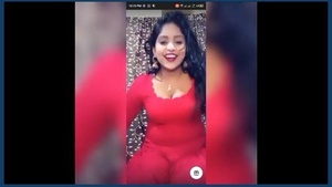 Sexy Tango Dance Girl Breasts Pressing