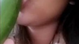 Salomi Kachhaps Cucumber Play in a Sensual Tango Video