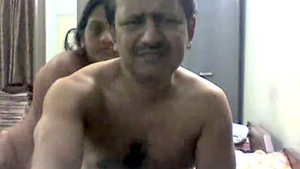 Desi aunt with husband best friend Video