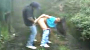 Horny Mangalore couple has intense doggy-style sex in the forest