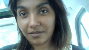 Desi girlfriend and her lover have a wild car sex session