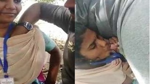 Exclusive Blowjob Video of a Desi Tamil Lover Outdoors