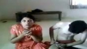 Desi Indian bhabhi gets caught in the act of home sex