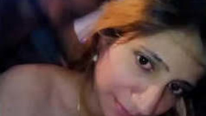 Moaning wife moans loudly during sex with her husband