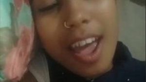 Cute indian girl showing her breasts