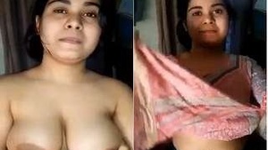 Exclusive Desi Girl with Big Boobs Shows Off Her Charm and Cuteness