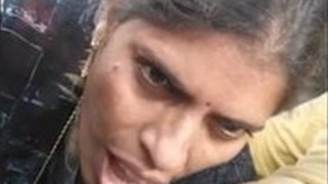 Mature Randi bj to the customer inside the car