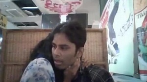 Kissing skins!!! What are they doing in a restaurant in Dhaka