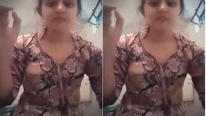 Cute Girl Showing Boobs