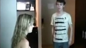 Mom and son are doing it in secret.