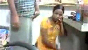 Pron video of a desi indian girl fucking her boss in the grocery shop