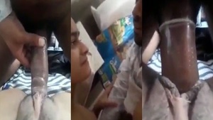 Fluffy pussy indian girl sucking and fucking video