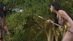 Hunter meets Pocahontas back adding traction their way of non-skan back heavy dick