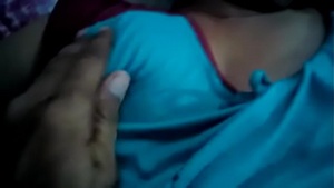 The real brothers pushing her tits