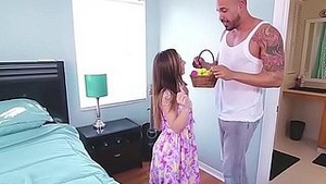 A curled up cutie, corrected by a heavy dong