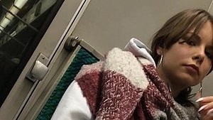 Voyeur Cute Teen Close Down B Close Up Fist Big Dick Flash in Tight Jeans