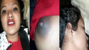 Sexy girl sucking and fucking hard with her boyfriend MMS