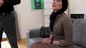 Casting exposed - Frosty Slovak brunette