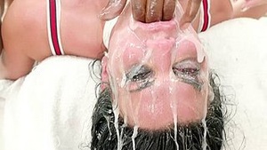 Jasmine Jen is a plump boob who loves to smother excess cock