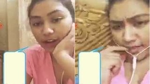 Desi indian Girl Showing Her Boobs on Video call