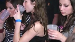 Pretty girls throwing a bag