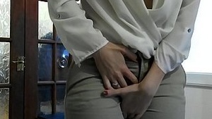 I cant piss! My hot, trapped me, enchanted to enjoy the toilet. I put it away with my pee with the increment of my tie in.