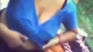 Desi Bhabhas big tits Sex with Dewar at Bangla Community Park