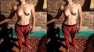 Desi Wife Nude Video Record By Hubby