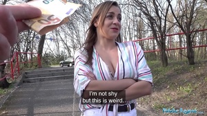 Public Agent Josephine Jackson exposes her big tits and gets laid