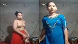 Cute Bangla Girl Showing Boobs