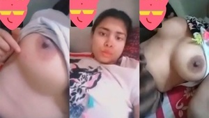 BD girl boobs on cam to her lover video