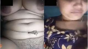 Horny Girl Showing Her Boobs and Wet Pussy