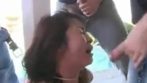 Asian teenage GangBang