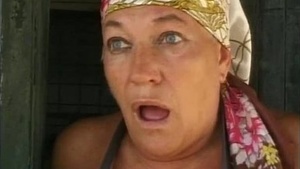 An old lady got fucked on the farm of shame!