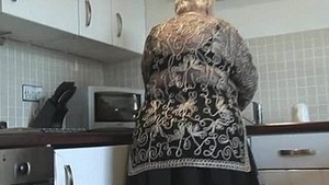 Adorable grandmothers show that topknot pussy greasy irritation plus say no breasts