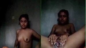 Exclusive Cute look Bangla Girl Showing Boobs and Pussy