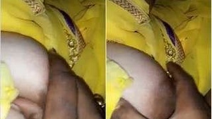 Desi Wife Boob Pressing By Hubby