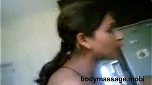 Two friends with a mobile clip of Punjabi Randy