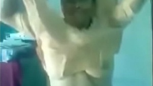 70 year old Punjabi old pussy and ass so hard fucked by her young guy