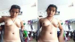 Desi Girl Record her Nude Video For Lover