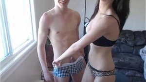 Young Amateur Couple Blowjob And Fuck On Webcam