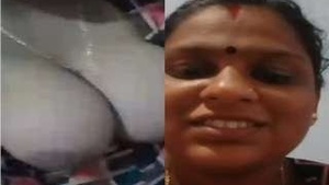 Desi Bhabhi Showing Her Boobs To Lover On Video Call