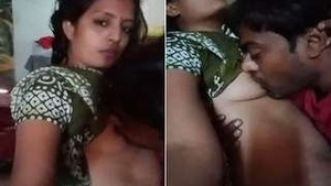 Super Hot Look Desi Bhabhi Boob Sucking By Hubby