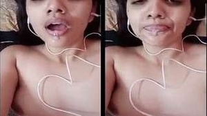 Desi indian Girl Showing Boobs Pussy TO Lover