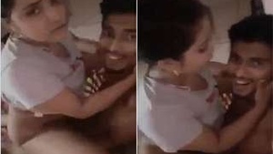 Cute Girl Ridding Lover Dick