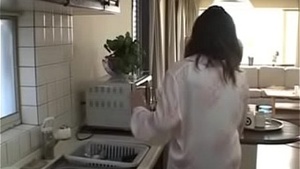 Japanese Mother And Son From