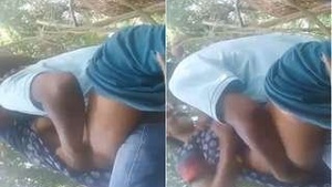 Village Couple Out Door Fucking