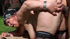 Yells painless obese neck pain adult fat granny granny collapses hardcore