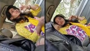 Super Hot Look Desi Girl Blowjob In Car