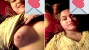 Desi indian Girl Showing Her boobs Pussy On Video Call